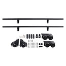 Sliding Ladder Hardware Kit 6.6FT Round Tube Rolling Library with Brake