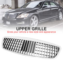 Maybach-stil kylargrill för Mercedes-Benz S-klass W221 S550 S63 S450 2007-2009 Krom