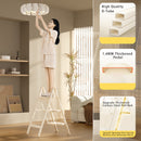 Step ladder, 3 levels, folding, aluminum, ladder, load capacity 150 kg