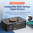 Carregador rápido 140W Carregador inteligente PD100W para notebook multiportas USB Reino Unido