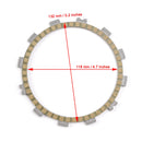 Zestaw tarcz ciernych sprzęgła do Suzuki GSX R 600 GSXR 750 K6/K7 2006-2007 21441-36F30