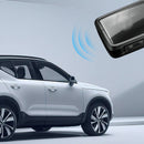 Aluminum Alloy TPU Finish Silver Car Key Case Cover with Buckle for Mazda CX-4 CX-5