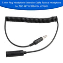 Cable de extensión macho de 7,1 mm para auriculares tácticos para TAC-SKY U-92A/U a U-174/U