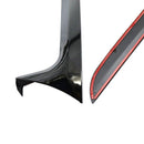 2012–2018 Audi A6 C7 Allroad Avant schwarz glänzend Paar Heckscheibe Seitenflügel Spoiler
