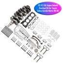 1998-2008 TOYOTA COROLLA 1.8L Engine Rebuild Overhaul Kit 1ZZ-FE 11071-22010 13401-22020 Generic