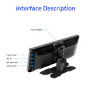 10,26"" Tragbares Bluetooth-Autonavigationssystem mit kabelloser CarPlay-Funktion und AHD-Kamera