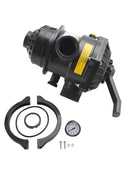 262506 1-1/2" Zoll 6-Wege-Klemmventil Kompatibel mit Pool- und Spa-Sandfilter