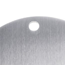 Placa de licença universal para motocicleta DIY Placa oval personalizada de alumínio