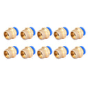 10 stk. 6 mm 1/4" Pneumatiske trykluftforbindelser stikfittings stik