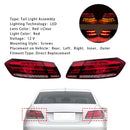 2013–2015 Mercedes-Benz E-Class W212 Sedan Facelift 4-piece LED taillight/brake light