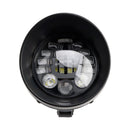 Multifunctional Beam Headlight Fog Lamp Custom Fits For Racer Bobber Chopper Chrome