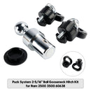 Puck System 2-5/16" Ball-type gooseneck trailer hitch kit suitable for Ram 2500 3500 60638