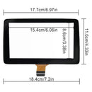 7-Zoll-Touchscreen-Glasdisplay BHP1611J0D für Mazda 3 Informationsdisplay 14-2016