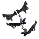 2013–2016 Audi S4 Facelift 4-teiliges Frontscheinwerfer-Montageplatten-Set
