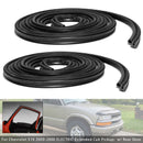 2002-2003 Chevrolet S10 L4 2.2L Crew Cab Pickup 2pcs Front Left+Right Door Seal Strip Gasket 15100040 15192852 Generic