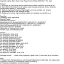 2015-2016 Audi A3/S3 Zigarettenanzünder Blindabdeckung Staubschutz Verchromt 8WD 919 311 8W0 919 311 Generisch