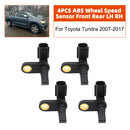 2008-2017, 2010-2012 Toyota Sequoia 5,7L 4,6L 4ks ABS Snímač rychlosti kola Přední Zadní Levý Pravý FT89543-0C020 FT89542-0C020 Generic
