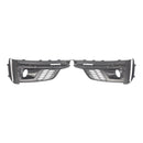2018-2019 Audi A5 S-line S5 Cabrio/Coupe/Sportback only 2 pieces fog light grille cover for the front bumper 8W6807682FRU6 8W6807681FRU6 Generic