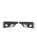 2018-2019 Audi A5 S-line S5 Cabrio/Coupe/Sportback only 2 pieces fog light grille cover for the front bumper 8W6807682FRU6 8W6807681FRU6 Generic