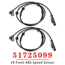 2006 - Passenger side Fiat Ducato panel van 2X Front Right&LLeft ABS speed sensor 4545F1 52148329 Generic