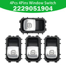 2017-2018 Mercedes-Benz E300 Sedan Front Right with 4-Pin 4pcs 4 Pin Window Switch 2229051904 Generic