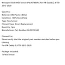 2015-2020 VW Caddy 2.0 TDI Stickoxid NOx Sensor 04L907805AS Generisch