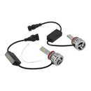 Headlight bulbs set double light H8 H9 H11 12V 55W 6500K 4000LM For HELLA