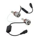 Headlight bulbs set double light H8 H9 H11 12V 55W 6500K 4000LM For HELLA