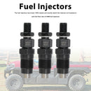 2017 KAF1000FHF - MULE PRO-DX EPS LE 3 Stück Einspritzdüsen 49033-0039 490330039 Generisch