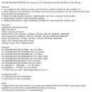 2008 RENAULT MEGANE L4 1.9L från JF010E RE0F09A RE0F09B CVT-växellåda Drivremskedja artikelnummer 901063 901082 Generisk