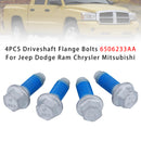 2001 Dodge Ram 3500 Van: 4pcs Drive Shaft Flange Bolts 6506233AA 6506497AA 13864 Generic