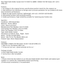 2011-2015 BMW 3 Series F30 F80 Sedan (ennen kasvojenkohotusta) Oikea takapolttimon kannan kanta 63217313044 yleinen