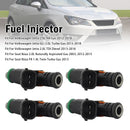 2012-2018 Volkswagen Jetta 2.0L NA Gas 4Stück Einspritzdüse 06A906031CP Generic