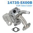 2004-2018 Nissan Np300 Navara D40 2 EGR-ventilkylare 147355X00A 14735-5X00A Generic