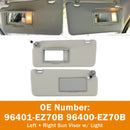 2004-2024 Nissan Titan solskydd L+R med ljus 96401-EZ70B 96400-EZ70B Generic
