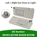 2004-2024 Nissan Titan solskydd L+R med ljus 96401-EZ70B 96400-EZ70B Generic