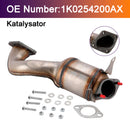 2008-2013 Audi A3 (8P) 1.4 TFSI Catalyst 1K0254200AX 1K0131701FG Generic