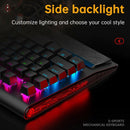 K1000 Mechanische Tastatur, kabelgebunden, 104 Tasten, rote Schalter, Chroma RGB, Handballenauflage