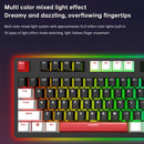 104-key wired mechanical gaming keyboard with linear switches, blue switches and RGB lighting