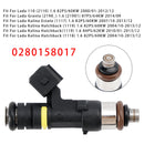 Boquilla de inyector de combustible de 1 pieza para Lada Granta Kalina 0280158017