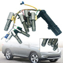2011-2013 LEXUS RX370 6 SP F/AWD 2.7L U760E Trans Solenoide con arnés de cableado 6 velocidades