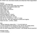 AC/DC spændingsomformer spændingsregulatormodul buck AC 10-28V til DC 12V 5A