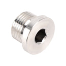 M18 x 1,5 mm Innensechskant-Sensor-Verschlussstopfen, Edelstahl 304, 5er-Pack