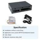 Banana Pi R4 Dediziertes Metallgehäuse Schutzhülle aus Aluminiumlegierung mit Kühler