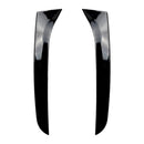 Glanz Schwarz Paar Hinten Fenster Seite Flügel Spoiler Für VW Passat B7 Wagon 11-15