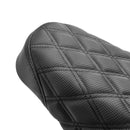 2008-2013 Road King Classic EFI FLHRC Replace Front and Rear Driver/Passenger Seats in Black