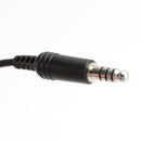 Cable de extensión macho de 7,1 mm para auriculares tácticos para TAC-SKY U-92A/U a U-174/U