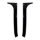2008–2013 VW Golf MK6 GTI schwarz glänzend Paar Heckscheibe Seitenflügel Spoiler
