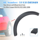 Radlaufverkleidung hinten links Fahrer 51131505869 Für Mini Cooper 2002-2008
