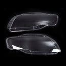 2005-2008 Audi A4 B7 8E 2pcs tampa transparente de vidro do farol dianteiro